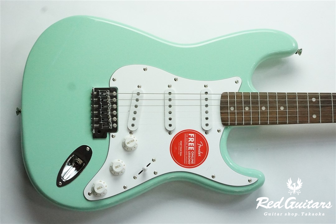 Squier by Fender AFFINITY SERIES STRATOCASTER - Surf Green | Red